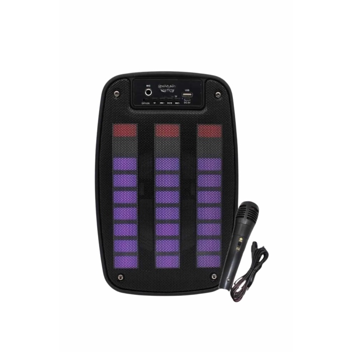 Bluetooth Hoparlör Taşınabilir Şarjlı Işıklı Büyük Boy Yüksek Ses Kaliteli -