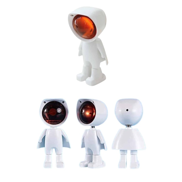 Projeksiyon Güneş Lambası Astronot Gün Batımı Projektör LED Işıklı -