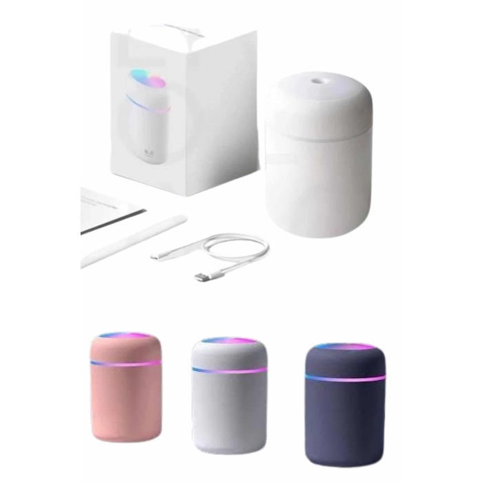 Rgb Işıklı Ulrasonik Ledli Hava Nemlendirici Buhar Makinesi Buhardanlık -