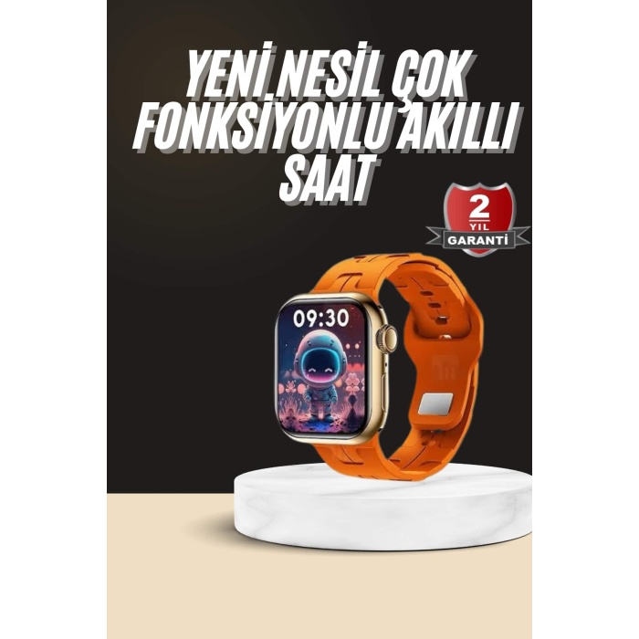 Akıllı Saat Android ve İOS Uyumlu Plastik Kordon Yeni Nesil -