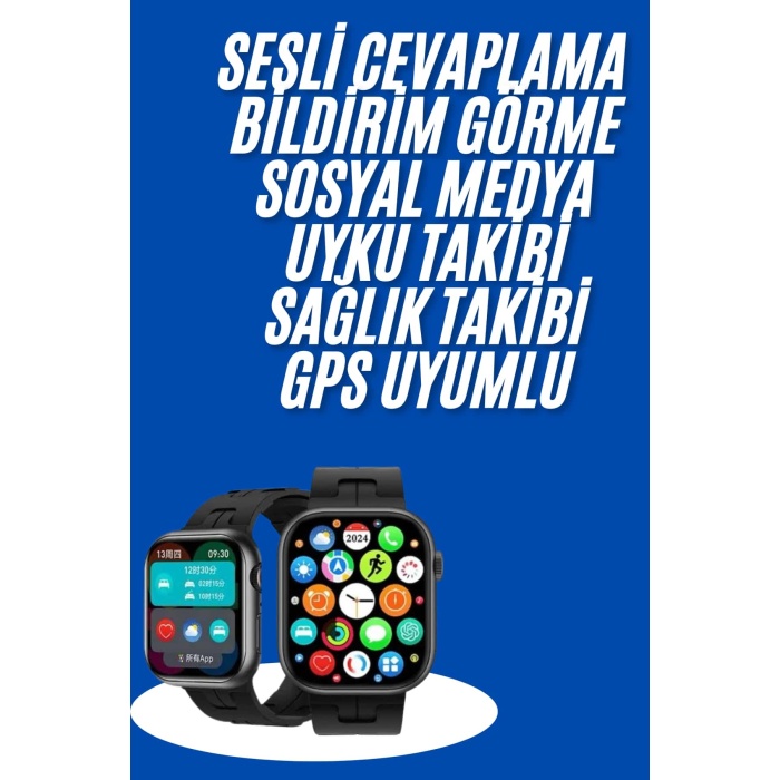 Yeni Nesil Akıllı Saat Amoled Ekran Yüksek Çözünürlüklü 41 mm Kasa -