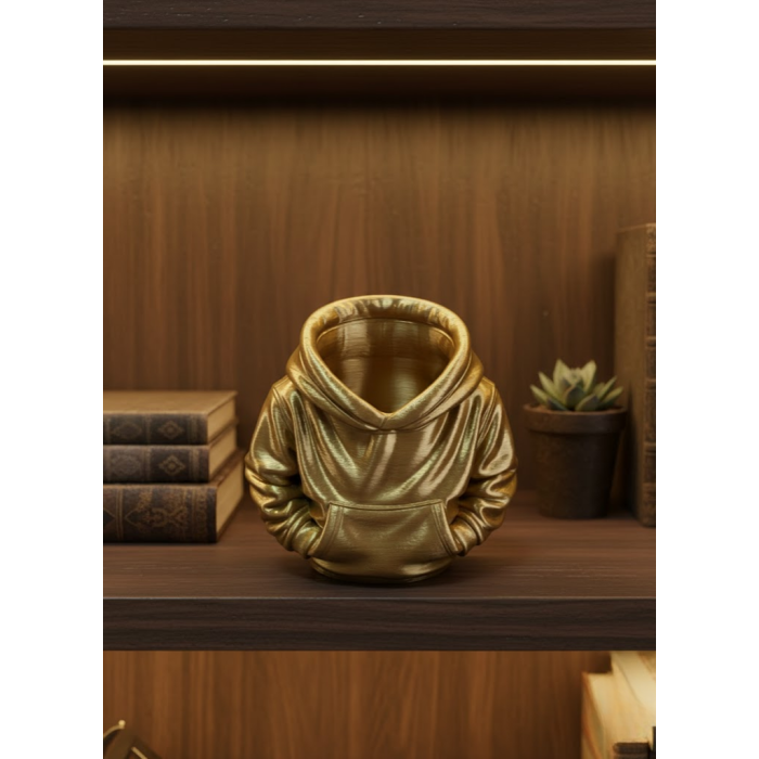 Gold Hoodie Kalemlik 10x10 cm Masa Üstü Düzenleyici -