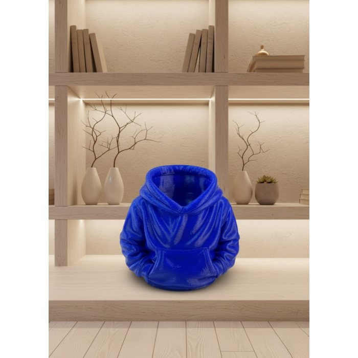 Lacivert Hoodie Kalemlik 10x10 cm Masa Üstü Düzenleyici -