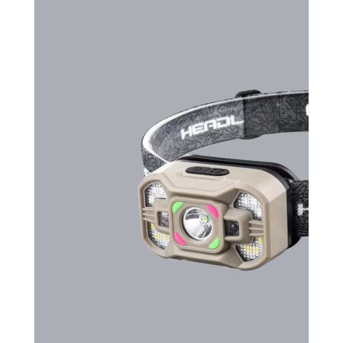 Şarjlı Wave Sensörlü LED Kafa Feneri Outdoor Kullanım -