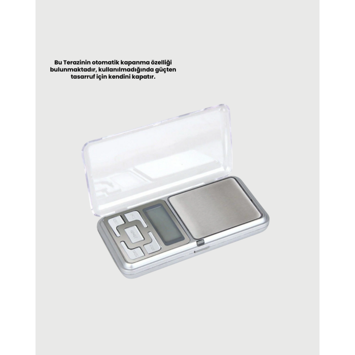 Taşınabilir Dijital Cep Terazisi 5 Ölçüm Birimli -