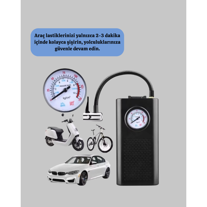 Elektrikli Lastik Pompası -