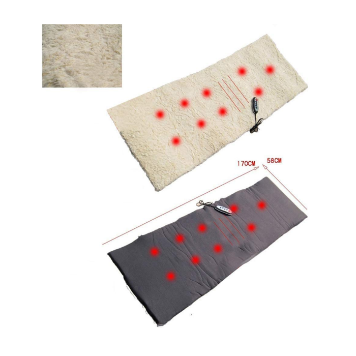 Sırt Boyun Bel İçin Isıtmalı Masaj Yatağı -