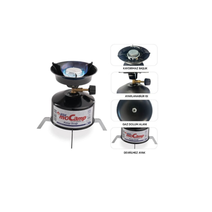 220 gr Gaz Tüpüyle 4 Saat Yanabilen Verimli Kamp Ocağı -