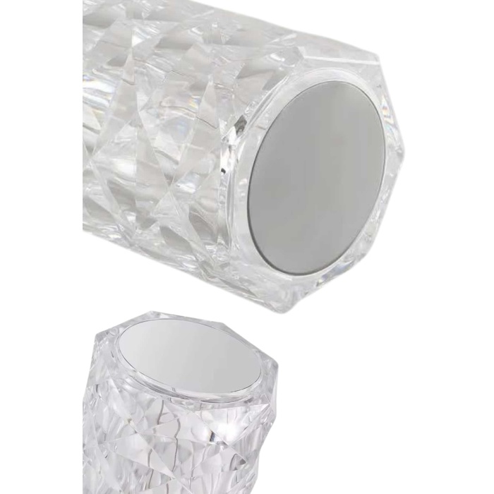 Masa ve Gece Lambası Şık ve Dayanıklı Sensörlü Şarjlı Kristal Lamba -