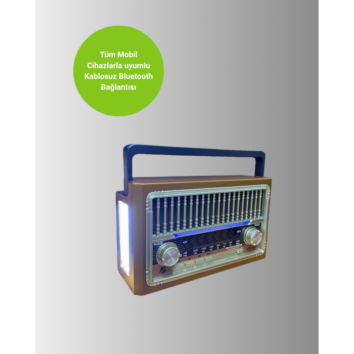 Kablosuz Bluetooth Hoparlör ve FM Radyo -