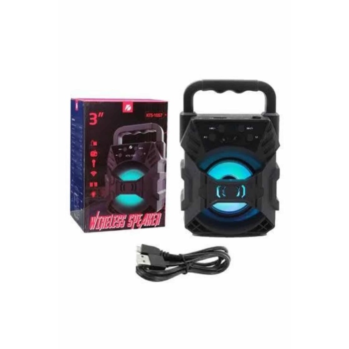 Bluetooth Hoparlör Android ve İOS Uyumlu Ses Bombası USB Girişli Taşınabilir -