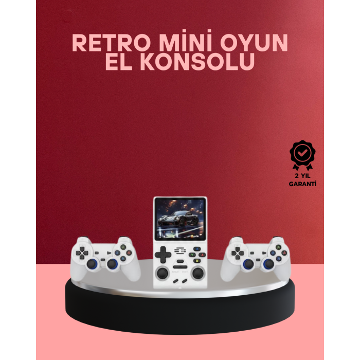 Kablosuz Kollu El Oyun Konsolu TV Bağlantı Destekli -