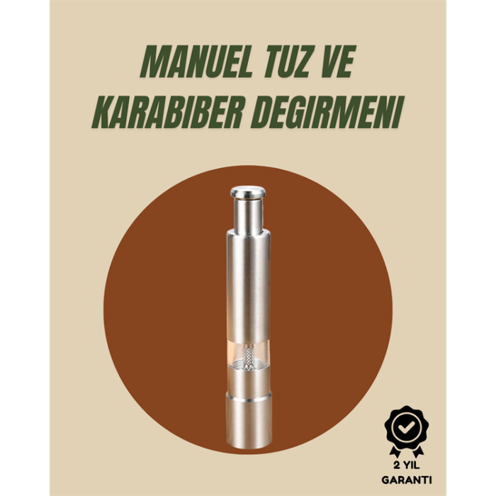 Sağlıklı ve Dayanıklı Gıda Sınıfı Paslanmaz Çelik Öğütücü -