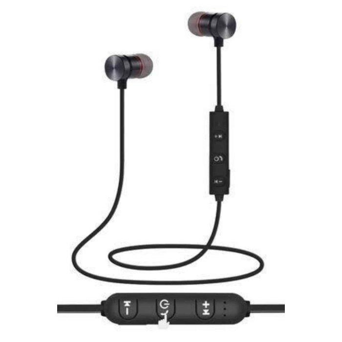 Bluetooth Bağlantılı Kablolu Mıknatıslı Sport Kulaklık -
