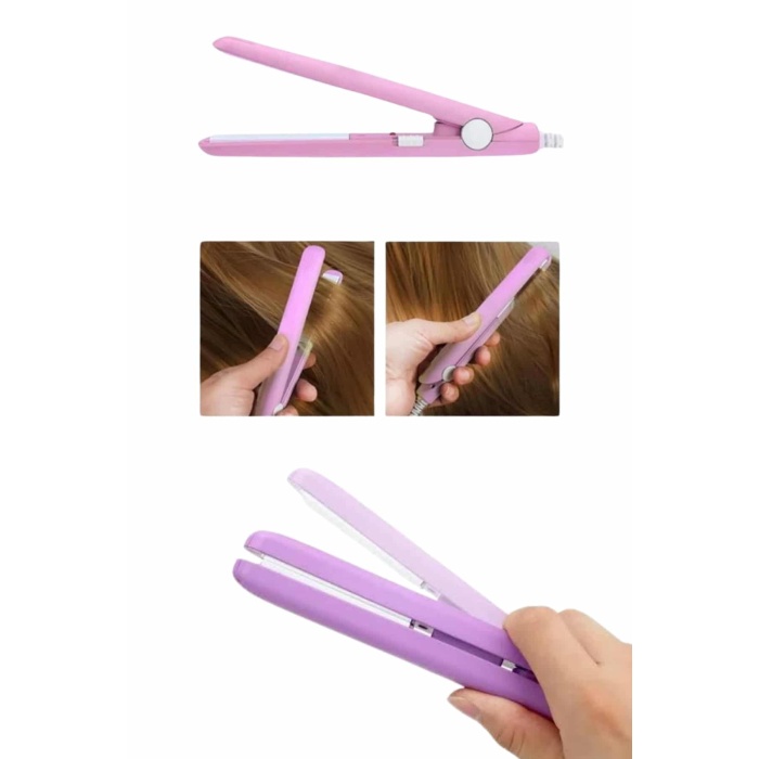 Saç Düzleştirici Pürüzsüz Parlaklık Seyahat Tipi Taşınabilir Seramik Kaplama -