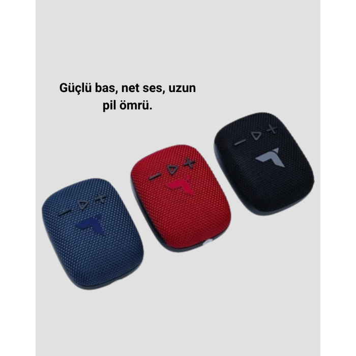 Taşınabilir Bluetooth Hoparlör Suya Dayanıklı Kumaş Kaplama -