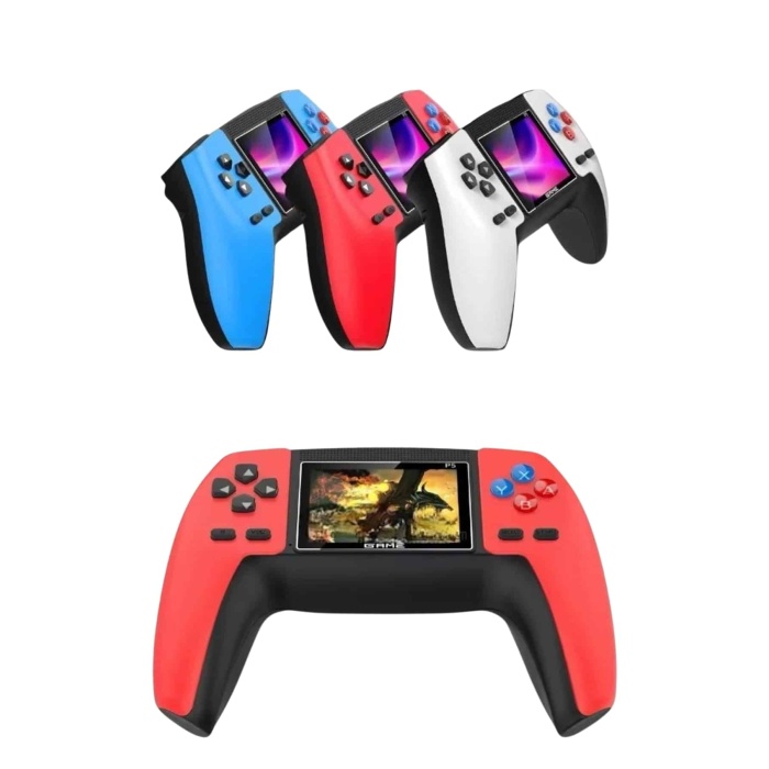 Retro Konsol P5 Uyumlu Taşınabilir 520 Oyunlu Kablosuz Game Stick -