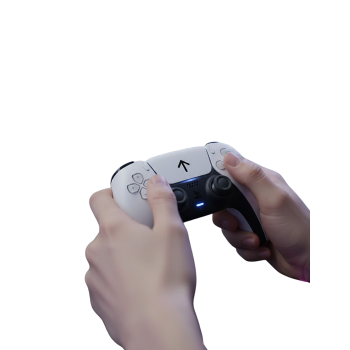 Kablosuz PS5 Oyun Kumandası Hızlı Tepki ve Ergonomik Tutuş -