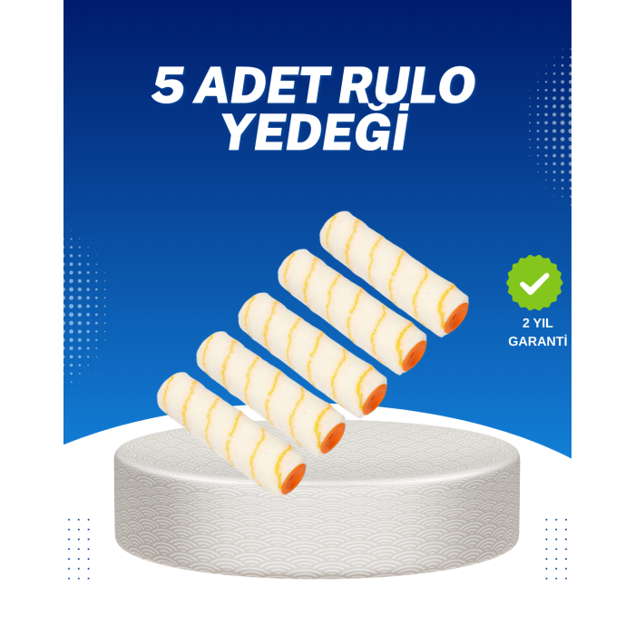 5’li Emülsiyon Boya Rulosu Duvar ve Tavan Uygulamasına Uygun -