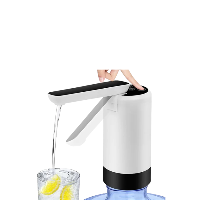 Damacana Üstü Akıllı Su Pompası | 3 Damacana Kullanım | 4W Güç | Micro USB Şarjlı | Katlanabilir & Taşınabilir -