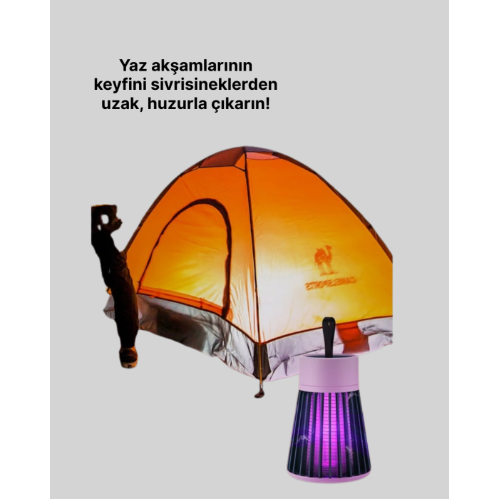 Çocuk ve Evcil Hayvan Dostu Sivrisinek Yakalama Lambası -