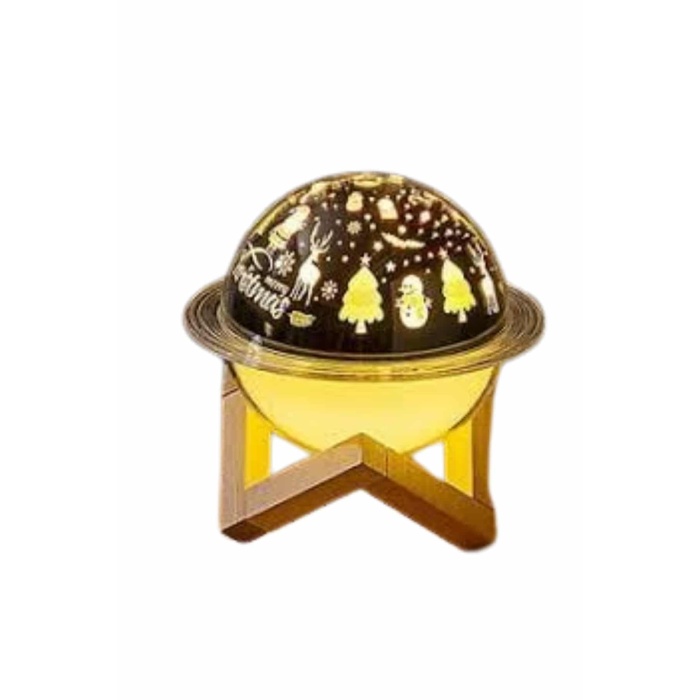 Hava Nemlendirici Renk Değiştiren Oda Kokusu Yıldızlı Projektör -