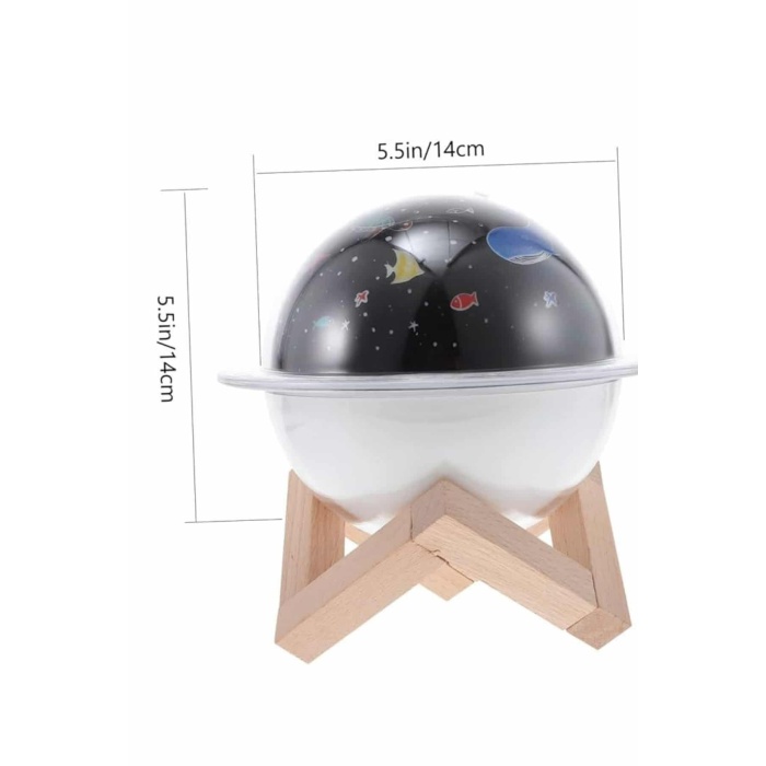 Hava Nemlendirici Led Işıklı Gece Lambası Yıldız Görünümlü Renk Değiştiren -
