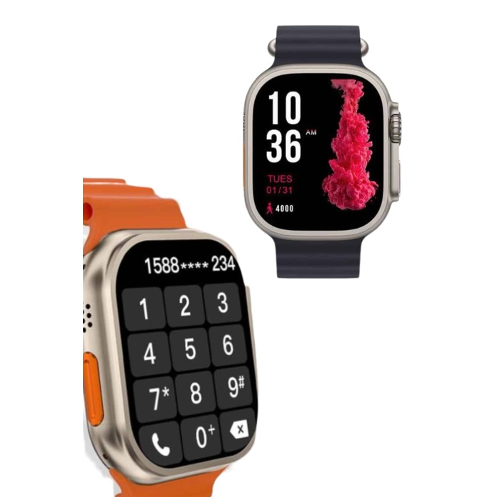 Akıllı Saat Sağlık Takibi Kalp Atışı Adımsayar Ultra Yeni Nesil nefes Egzersizi -