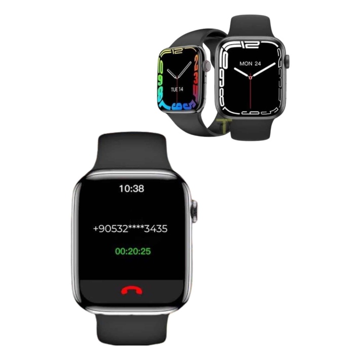 Akıllı Saat Uyku ve Sağlık Takibi Arama Cevaplama 44 MM Amoled Ekran -