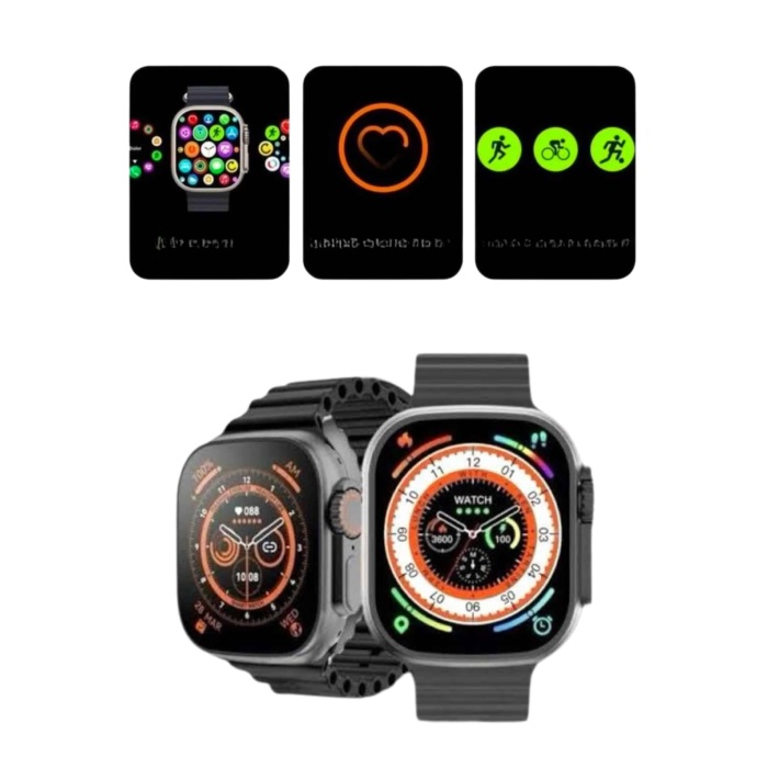 2025 Model Akıllı Saat Kordon Hediyeli Çağrı Cevaplama Uzun Pil Süreli Android İOS Uyumlu -