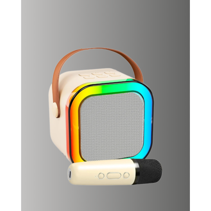 Bluetooth Karaoke Mikrofon ve Hoparlör Seti Taşınabilir -