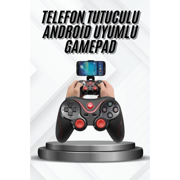 Yeni Nesil X3 Gamepad Android Uyumlu Telefon Tutucu Özellikli Joystick -