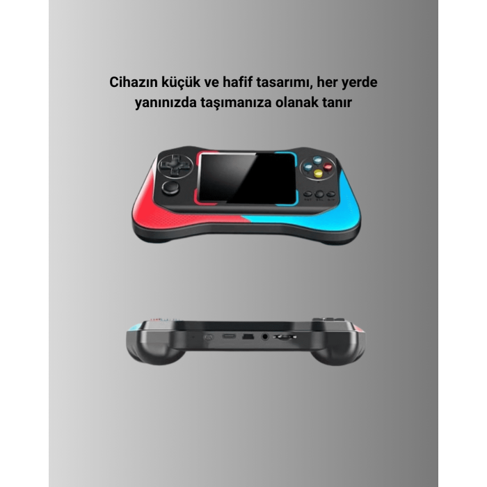 Şarjlı Taşınabilir Oyun Konsolu – X7M Retro Game Box -