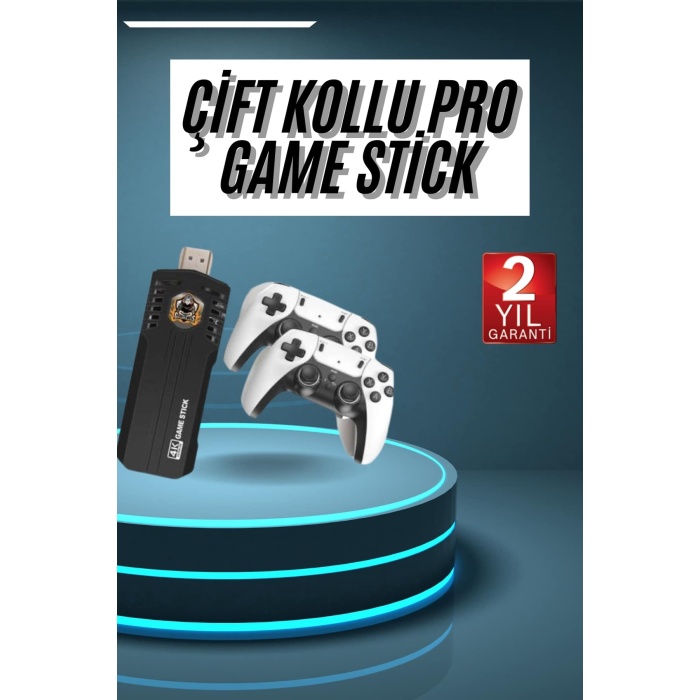 4k Kablosuz Çift Kol Retro Oyunlar 20000 Oyunlu Atari -