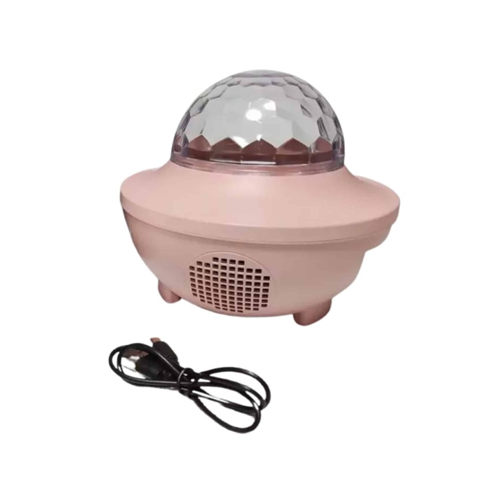 Çok Renkli Projektör Lamba Disko Topu Gece Lambası Kablosuz -