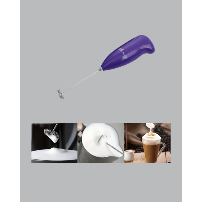 Frappe ve Cappuccino Maker – Taşınabilir Pilli Köpürtücü Mikser -