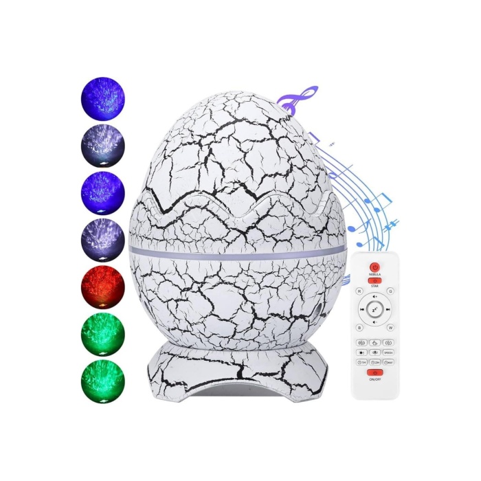 Gece Lambası Yumurta Işık Speaker Yeni Nesil Dinozor Yumurtası Görünümlü -