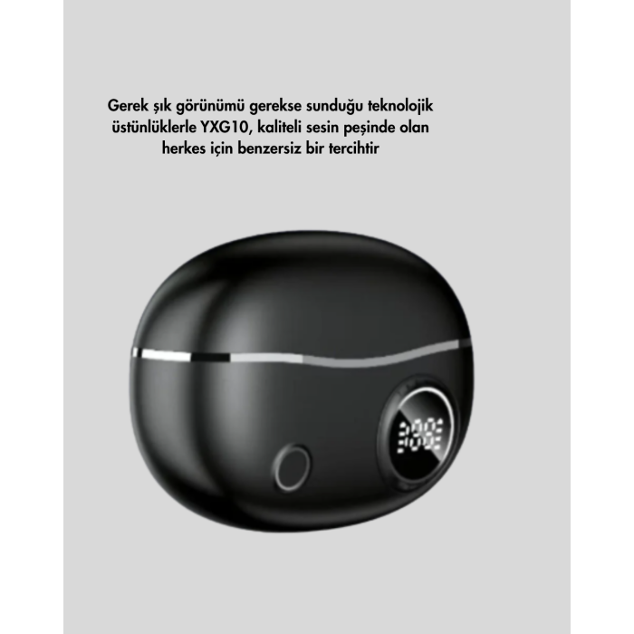 Bluetooth 5.4 Kablosuz Kulaklık – Açık Kulak Güvenli Tasarım ve Hızlı Şarj Özelliği -