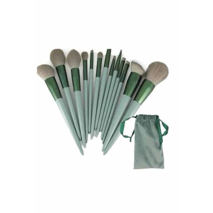 13 Parça Makyaj Fırça Seti Far Kontür Aydnlatıcı Fırçası İz Bırakmaz Hafif ve Yumuşak -