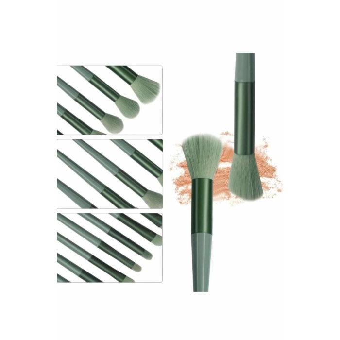 13 Parça Makyaj Fırça Seti Far Kontür Aydnlatıcı Fırçası İz Bırakmaz Hafif ve Yumuşak -