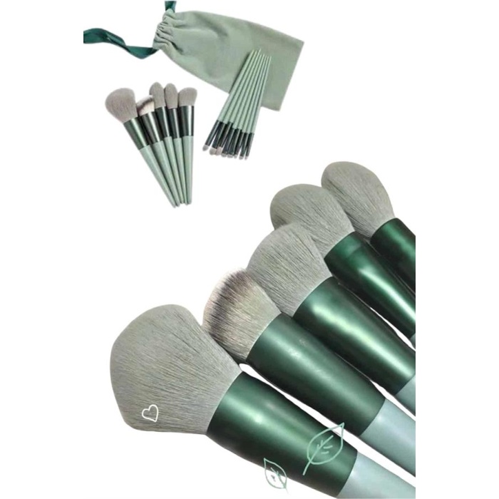 Profesyonel Makyaj Fırça Seti 13 Parça Yumuşak Kıllı Fırça Seti Far Fırçası -