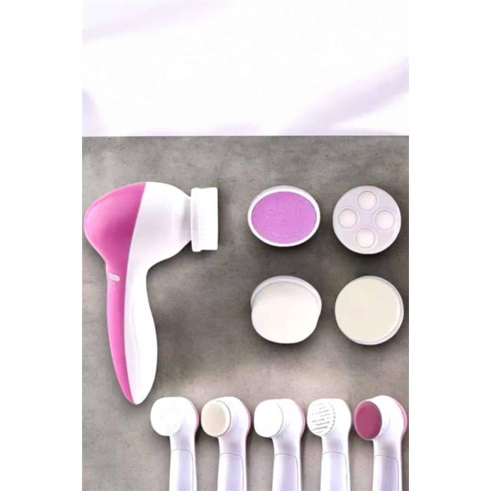 Taşınabilir Yüz Temizleme Cihazı Masaj, Peeling, Temizlik 5 Başlıklı -