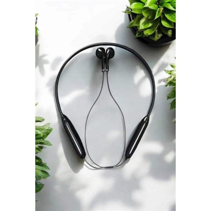 Kablolu Boyun Askılı Dijital Göstergeli Bluetooth Kulaklığı 60 Saat -