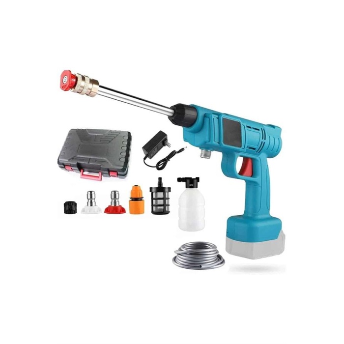 Şarjlı Ve Yüksek Basınçlı Oto Yıkama Makinesi Ve Sulama Tabancası Bahçe Yıkama Makinesi -