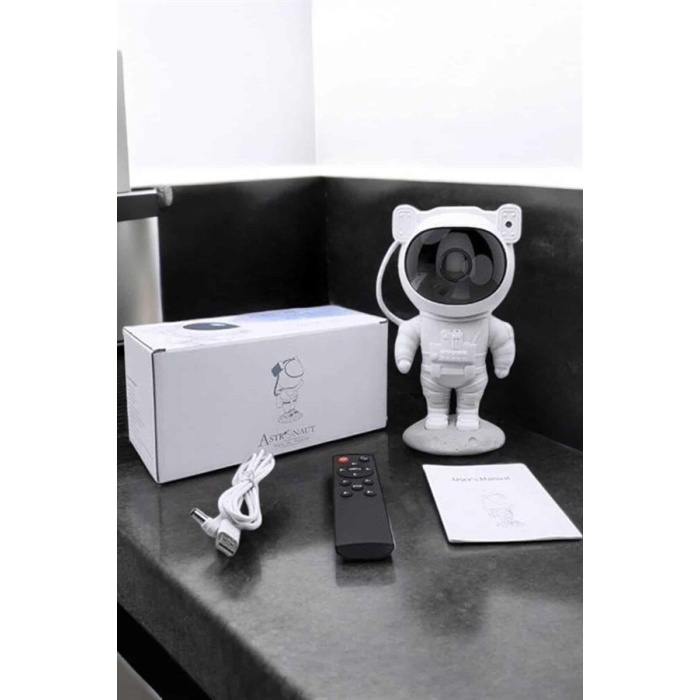 Astronot Görünümlü Projeksiyon Speaker Taşınabilir -
