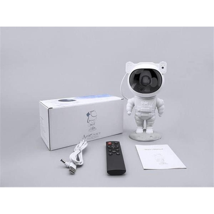 Çocuklara Özel Projeksiyon Astronot Lamba Speaker Sevimli -