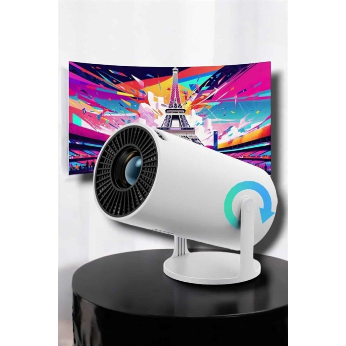 USB ve Kablosuz Bağlantı Özellikli 5000 Saat Ampul Ömürlü Projeksiyon -