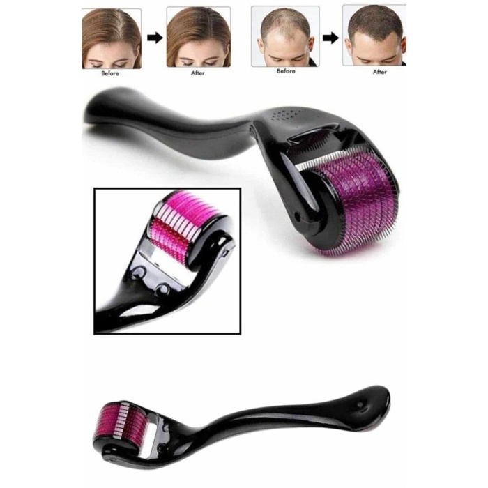 Derma Roller Titanyum Uçlu 540 İğneli 1 Mm Saç Sakal Çıkarma Ve Cilt Bakım Masaj Aleti -