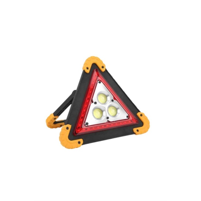 Solar Şarjlı Çok Fonksiyonlu Reflektör Işıklı Ikaz Lambası Acil Durum Reflektörü Acil Durum Uyarı Lambası -