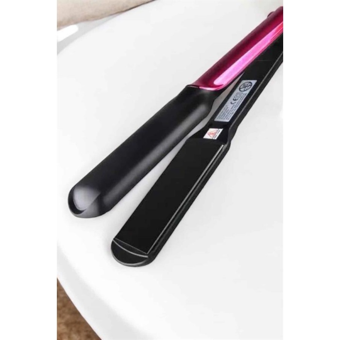 Saç Düzleştirici Isı Ayarlı Seramik Kaplama Döner Kablo Yıpranma Karşıtı -